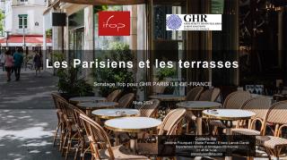 96% des parisiens déclarent fréquenter les terrasses et 92%  affirment qu'elles sont un atout...