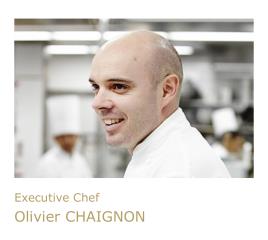 Olivier Chaignon, chef de l'Osier : 3 étoiles Michelin.
