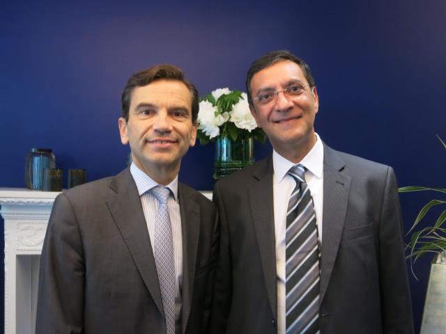 Gilles Larrivé,, Directeur Franchise France AccorHotels - Salim Nazarely, pdg d'Orea