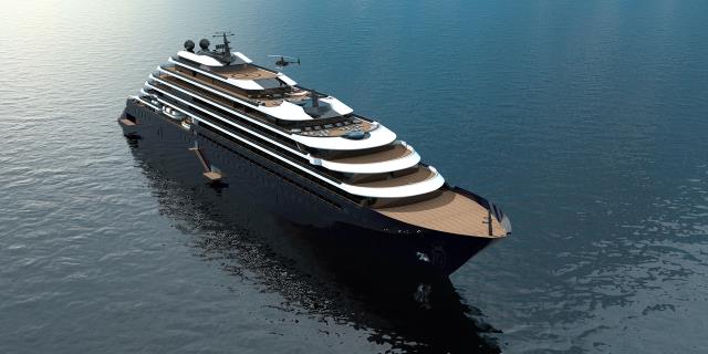 Le premier yacht de la flotte Ritz-Carlton pourra accueillir jusqu'à 298 passagers.