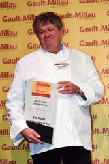 Eric Fernez du restaurant D'Eugénie à Emilie, à Baudour (Mons) a reçu le titre de chef de l'année...