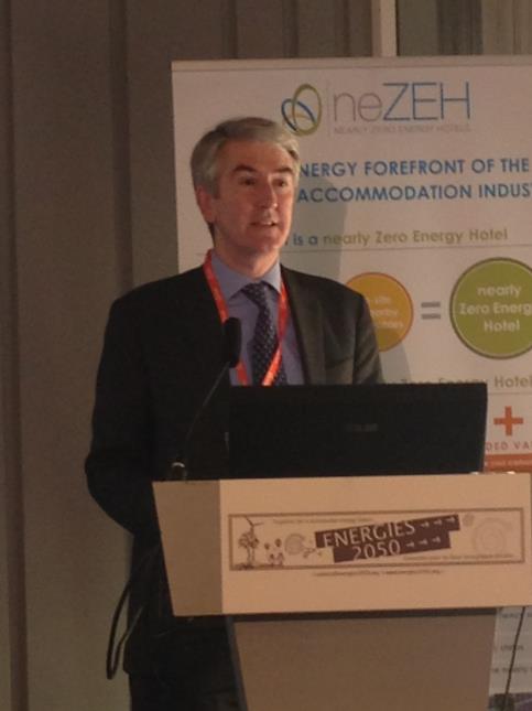 Christian de Barrin, Président de l'HOTREC soutient le projet NEZEH
