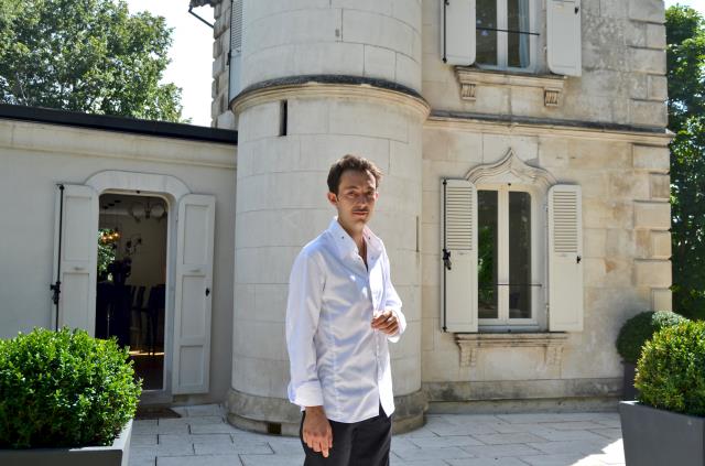Julien Martinat, jeune chef (27 ans) à la tête de La Folie depuis avril 2012 avec sa compagne Emilie Depierre.