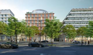 Le futur hôtel Eklo de la porte de Saint-Ouen ouvrira à l'horizon 2027.