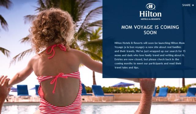 Le site familial d'Hilton sera lancé prochainement