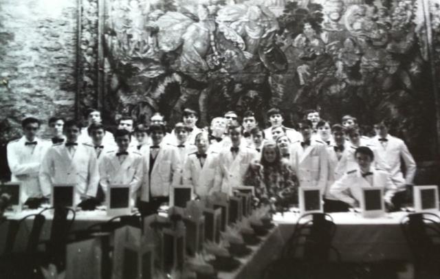 La promotion lors de la vente des vins aux Hospices de Beaune en 1972.