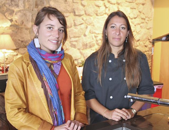 Emilie Bouillaguet et Emmanuelle Tapiero, satisfaites de la première saison du Bistrot de La Borie
