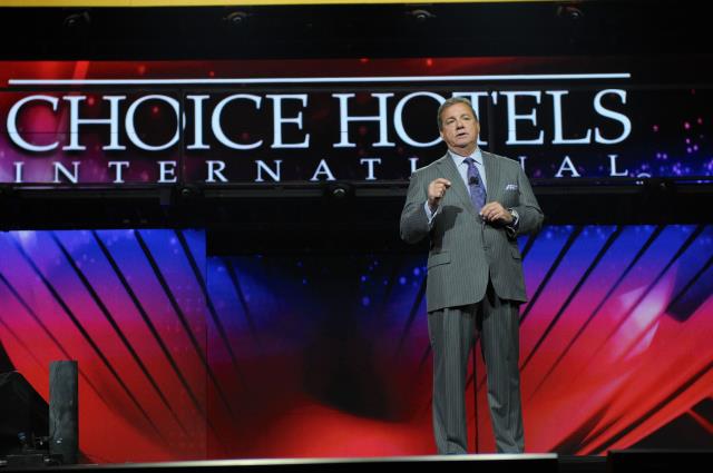 Steve Joyce, lors du 60e congrès de Choice Hotels, à Las Vegas (Nevada, États-Unis).