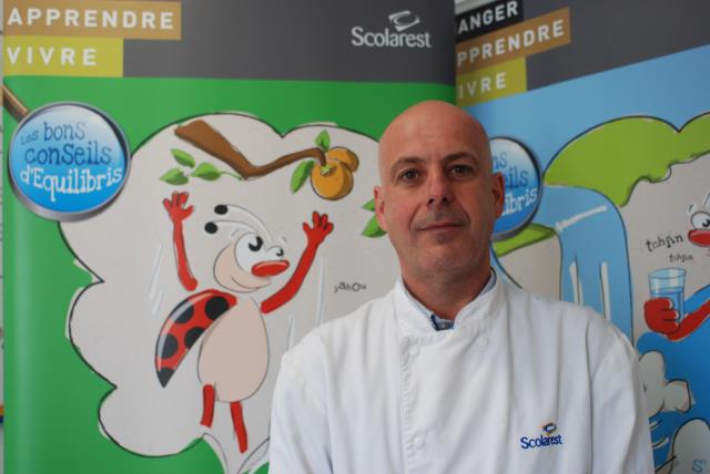 Eric Poulain est chef de production en restauration collective à la cuisine centrale Scolarest de Clichy-sous-Bois
