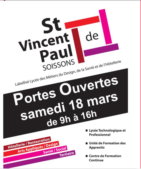 Journée portes ouvertes ay lycée St-Vincent de Paul de Soissons