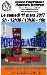 Portes ouvertes au lycée Sadi Carnot-Jen Bertin de Saumur