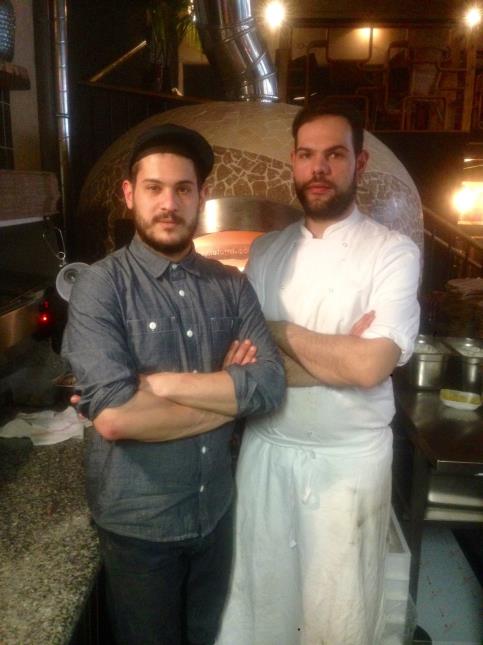 Alessandro Anania (à gauche) et Giancarlo Mocci, chefs du restaurant Wanted