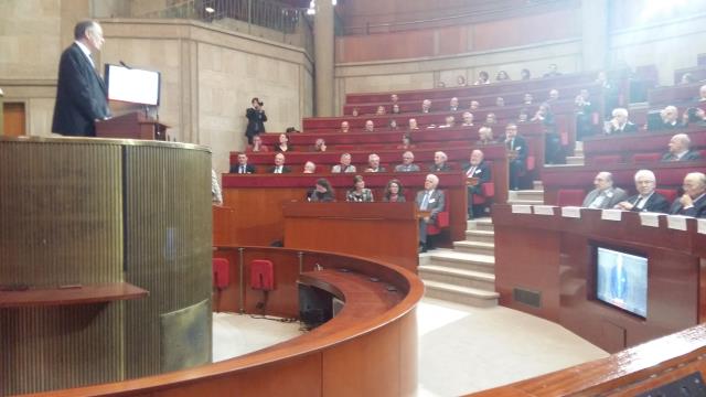L'installation de la fondation INFA a eu lieu dans l'hémicycle du conseil économique, social et environnemental de Paris.