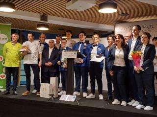 L'équipe du lycée des métiers Montaleau lauréate du 1er prix du Président de la République