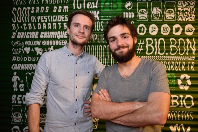 Louis Frack et Anthony Darré sont les fondateurs de Bioburger.