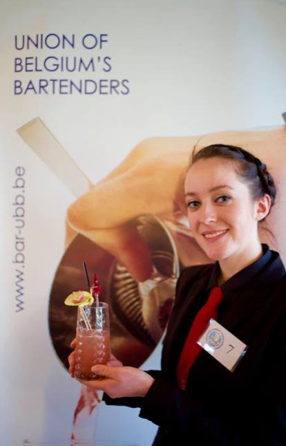 Roxanne Remmery, 1ère au concours du meilleur barman junior européen