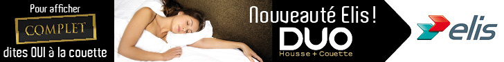 Nouveaut Elis, duo housse + couette