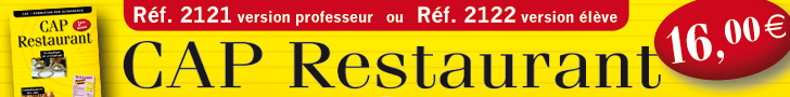 CAP Restaurant 1&egrave;re ann&eacute;e Professeur - Editions BPI