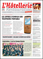 Le journal de L'Hôtellerie Restauration n° 2997 du 5 octobre 2006