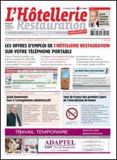 Le journal de L'Htellerie Restauration n 3063 du 10 janvier 2008
