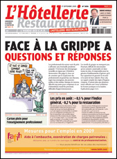 Le journal de L'Htellerie Restauration 3151 du 17 septempbre 2009