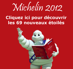 Les nouveaux �toil�s Michelin 2012