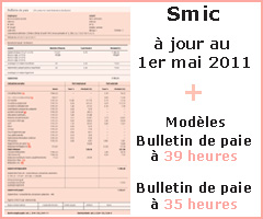 Smic  jour au 1er mai 2011