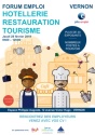 Forum emploi hôtellerie, restauration et tourisme : rendez-vous le 28 février à Vernon