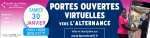 1ères Portes Ouvertes virtuelles de l'année vers l'alternance à la Faculté des Métiers de l'Essonne (FDME)