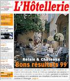 Le journal L'Htellerie numro 2658 du 23 Mars 2000
