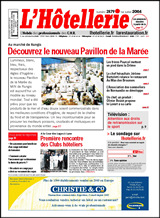Le journal de L'Htellerie numro 2879 du 1er juillet 2004