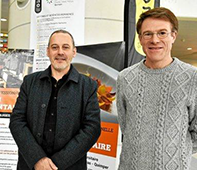 Les deux coresponsables de la licence : Cyrille Fradin, directeur dlgu du lyce Le Paraclet, et Florent Miane, matre de confrence en histoire de l'art contemporain