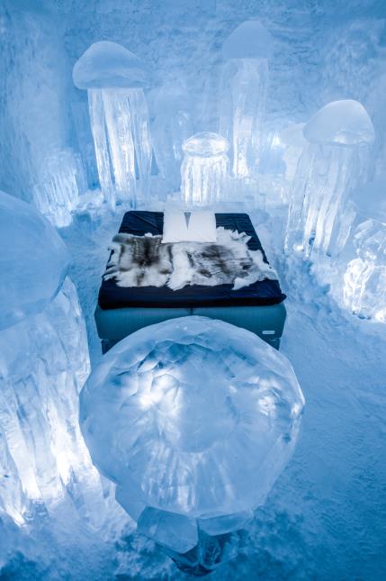 Une des 9 Art Suite du Ice Hotel