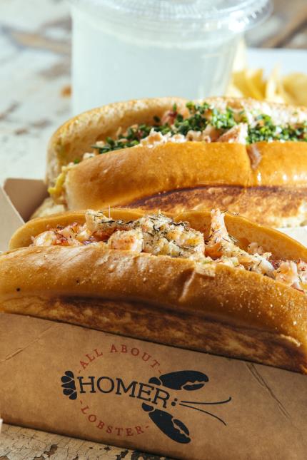 Les lobsrer rolls de Homer Lobster
