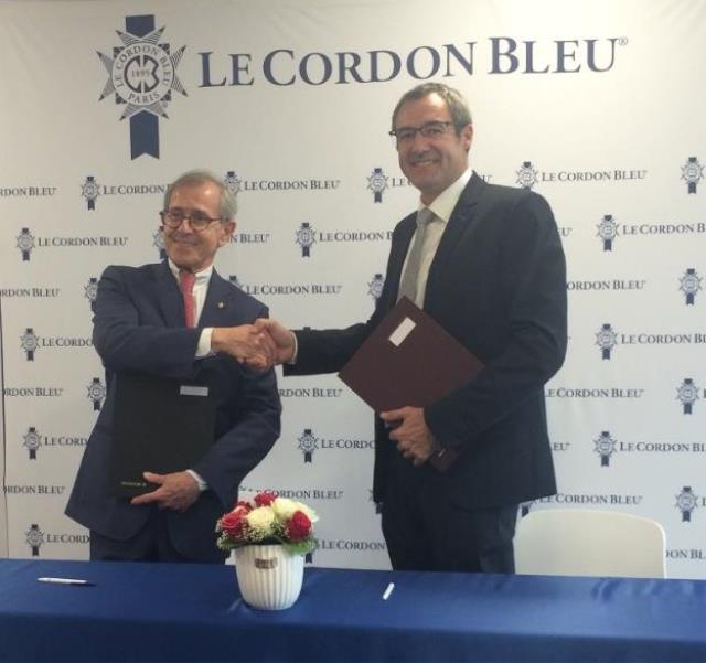 Le Président André Cointreau, Le Cordon Bleu et le Président Guillaume Gelle, Université de Reims Champagne-Ardenne