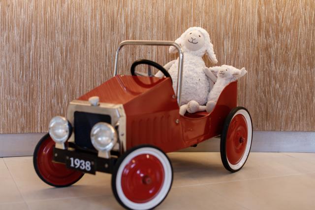 L'équipe du Madison emmène les enfants pour un tour de voiture ou pour faire naviguer les bateaux.