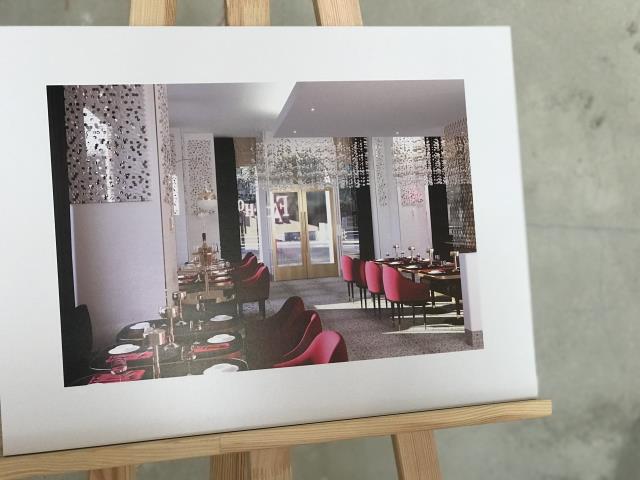 Le futur café 'arty', en image 3D.