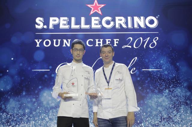 Yasuhiro Fujio et son chef mentor, Luca Fantin.