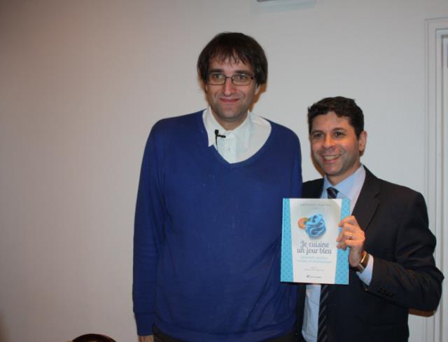 Josef Schovanec et Ismaël Menault directeur de l'EPMT