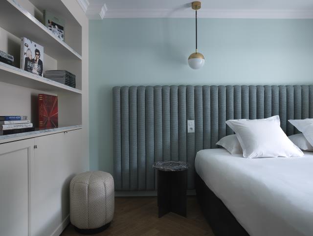 Samy Marciano veut créer des hôtels avec une âme. Ici, une suite du Bachaumont, à Paris (2e).