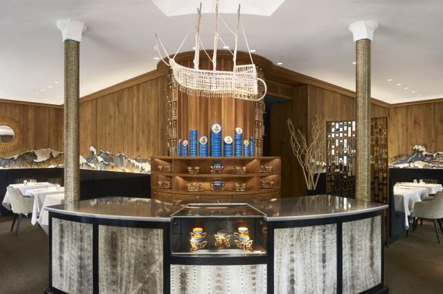 Le bar à caviar.