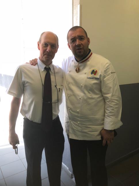 Christophe Bligny, Chef et Responsable de cuisine à l'EPMT et Guillaume Gomez