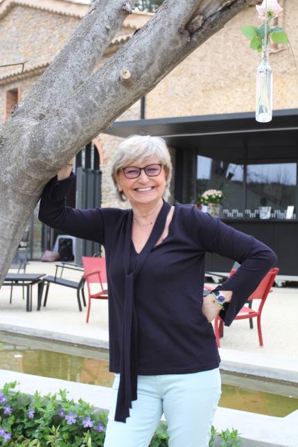Marie-Pierre Caille, propriétaire de Château Mentone à Saint-Antonin-du-Var