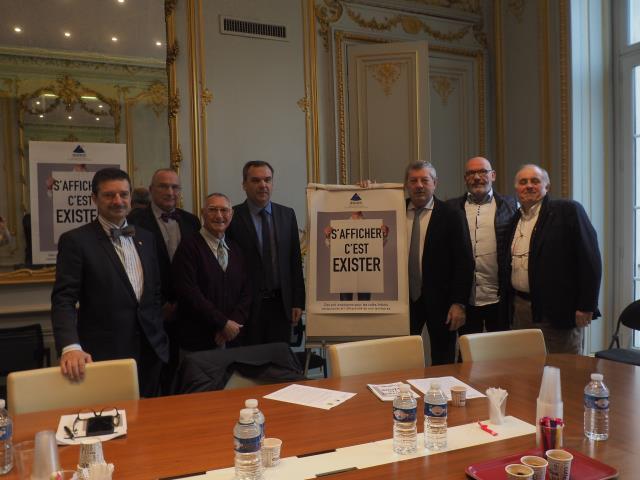 De g à d : Jean-Marc Banquet d'Orx, Philippe David, Nicolas Vion, Fabrice Galland, Roland Héguy, Gilbert Guttin et Jean-François Blanchet.