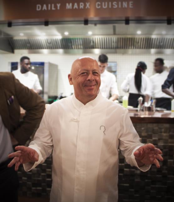 Le chef Thierry Marx a montré son engouement pour la cuisine fast casual, devant être aussi valorisée dans l'univers de la gastronomie française