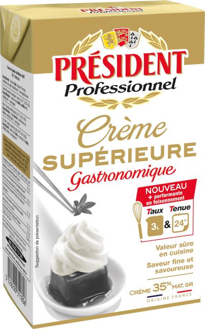 La Crème supérieure Gastronomique  PRÉSIDENT Professionnel.