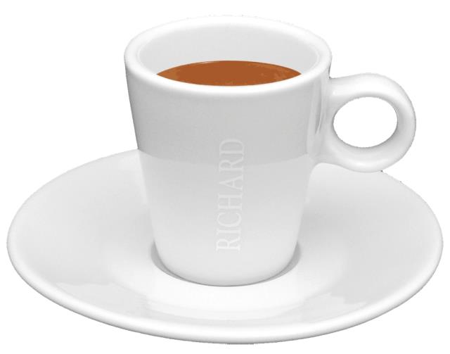 La tasse Slim s'adresse aux amateurs d'expresso serré. Une version cappuccino est également disponible.