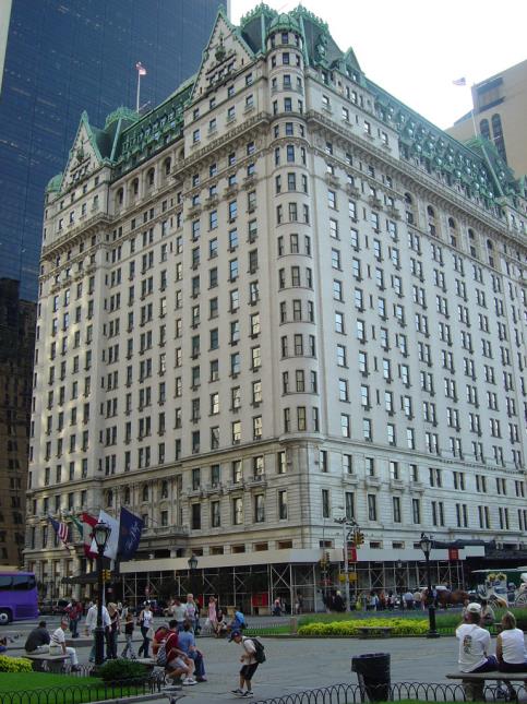 The Plaza Hotel.