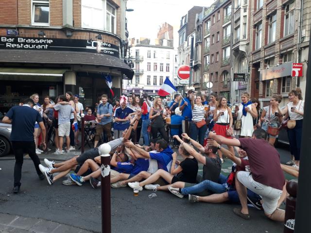 Dans les rues de Lille.
