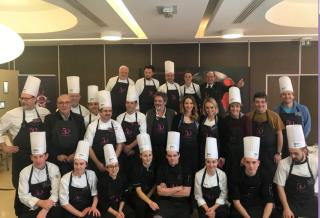 Les acteurs du concours culinaire de l'Ecole hôtelière d'Avignon